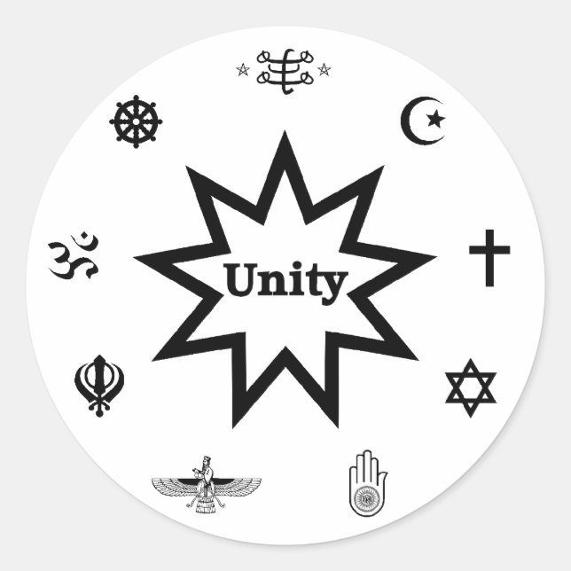 Adesivo Decal de Unidade Religiosa (Frente)