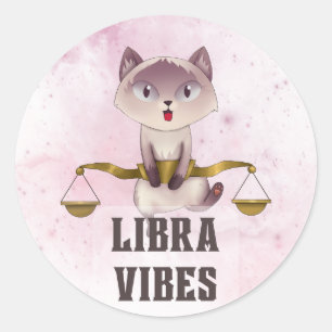Adesivo Decal Libra Zodiac para Amantes de Astrologia