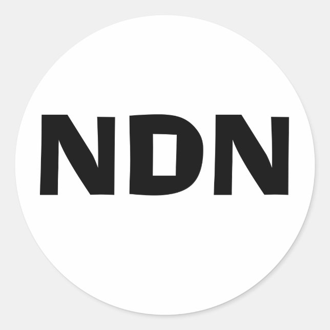 Adesivo decal NDN (Frente)