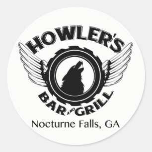 Adesivo Decalque do B&W do Howler