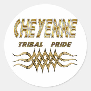 Adesivo Decalque do orgulho de Cheyenne ou folha tribal da