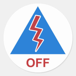 Adesivo Decalque "OFF" do interruptor do matar do carro de