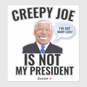 ADESIVO DECALS DE JOE BIDEN BIDEN GRANDE E ENGRAÇADO