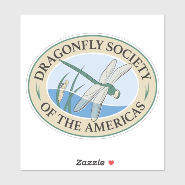 Adesivo Decano do logotipo transparente DSA (Folha)