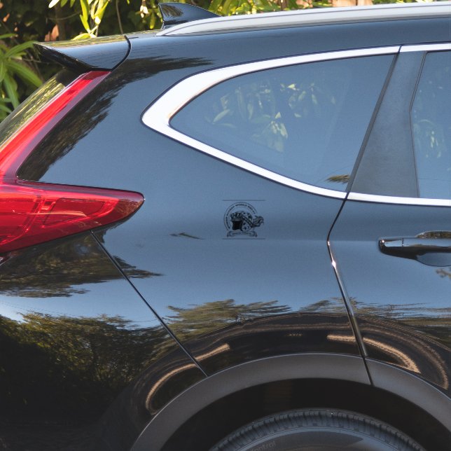 Adesivo Decano Global WRWR (Verso do carro )