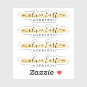 Adesivo Decano Personalizado do Logotipo de Troca de Tinta