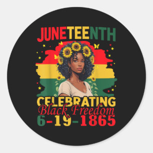 Adesivo Décima Junta Liberdade Negra junho 19 1865 Afro-Am