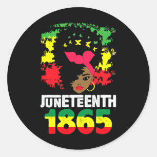 Adesivo Décima Junta Livre Desde 1865 Melanin Black Girlwo