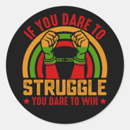 Adesivo Décima Junta Se Atreves a Lutar, Atreves-te a ganh