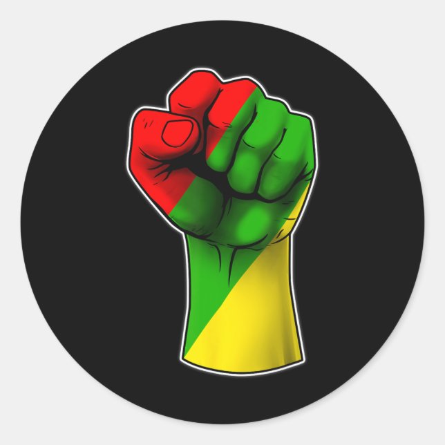 Adesivo Décima Sétima Celebra da Libertação Afro-Americana (Frente)