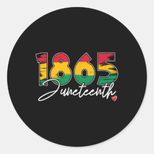 Adesivo Décima Sétima Celebração da Liberdade Negra 1865 "