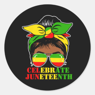 Adesivo Décima Sétima História Negra Afro-Americana Junho