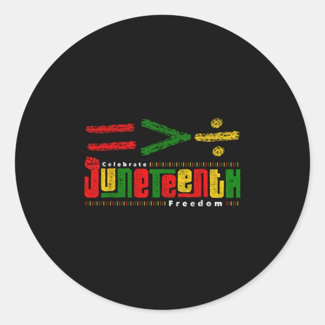 Adesivo Décima Sétima Igualdade É Maior Que Divisão Afro (Frente)
