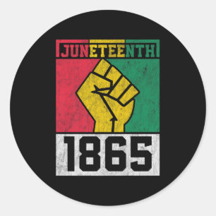 Adesivo Décima Sétima Liberdade Americana Africana 1865 Mu