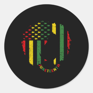 Adesivo Décima Sétima Negra Bandeira História Africana Ame