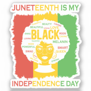 Adesivo Décimo de Junho é o Dia da Minha Independência   M