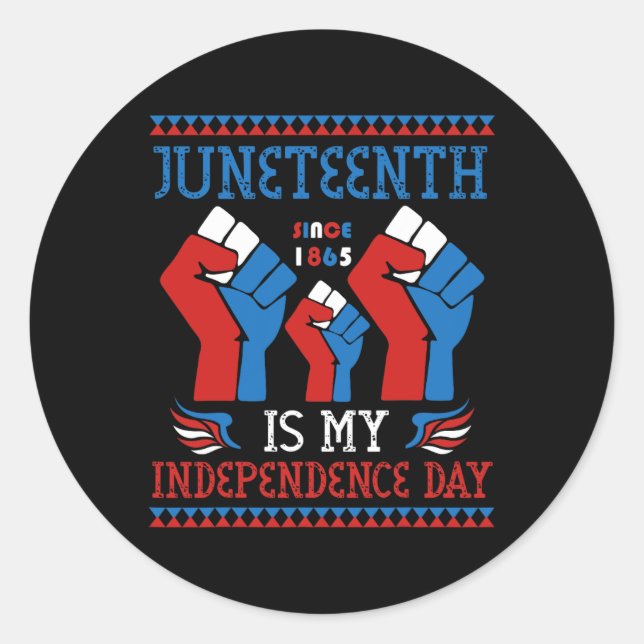 Adesivo Décimo De Junho É O Meu Dia Da Independência Desde (Frente)