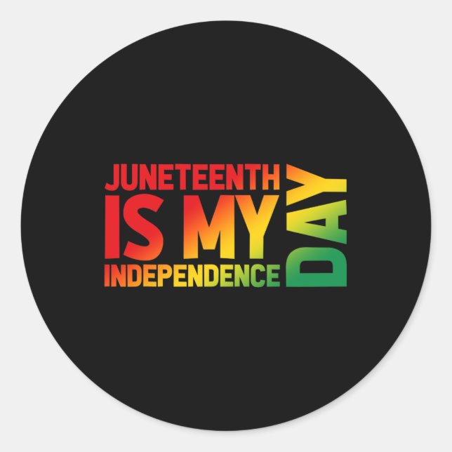 Adesivo Décimo De Junho É O Meu Gráfico De Independência (Frente)