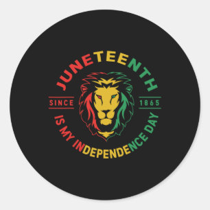Adesivo Décimo Junho É Meu Dia Da Independência Leão Afric
