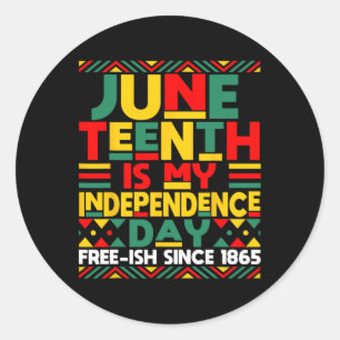 Adesivo Décimo Junho é o Dia da Independência Africano