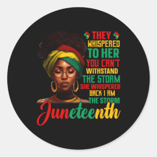 Adesivo Décimo Junho Eu Sou A Tempestade Mulheres Negras H