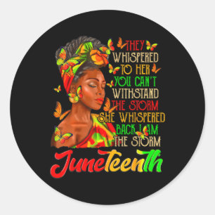 Adesivo Décimo Junho Eu Sou A Tempestade Mulheres Negras H