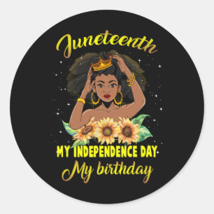Adesivo Décimo Junto Dia da Independência Meu Aniversário