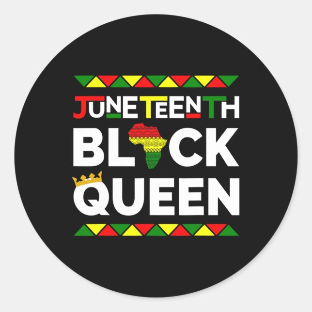 Adesivo Décimo Junto Dia da Liberdade da Rainha Negra 19 d (Frente)