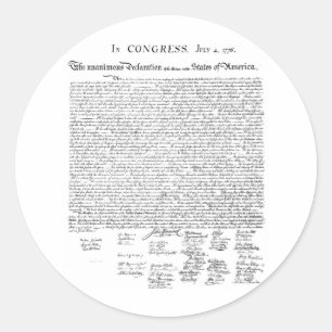 Adesivo Declaração de independência