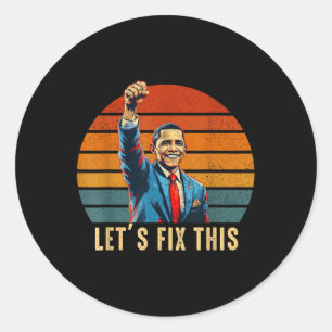 Adesivo Declaração de Obama Comeback 2028