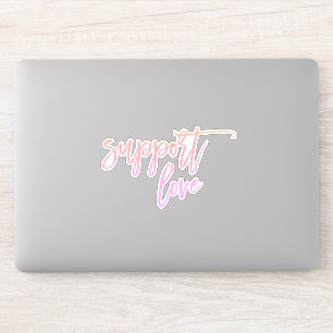 Adesivo Declaração Pride Suporte a Laptop com brilho ros