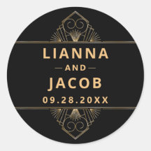 Deco de Arte Elegante Dourado