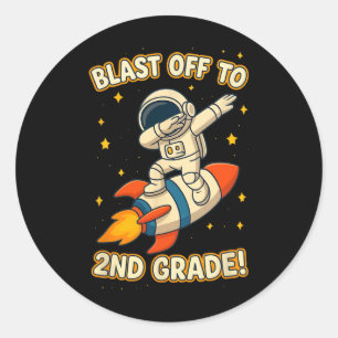 Adesivo Decolar Astronauta da 2ª Série Dab Legal De Volta