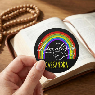 Adesivo DeColores Cursillo Arco-íris Fé Religião