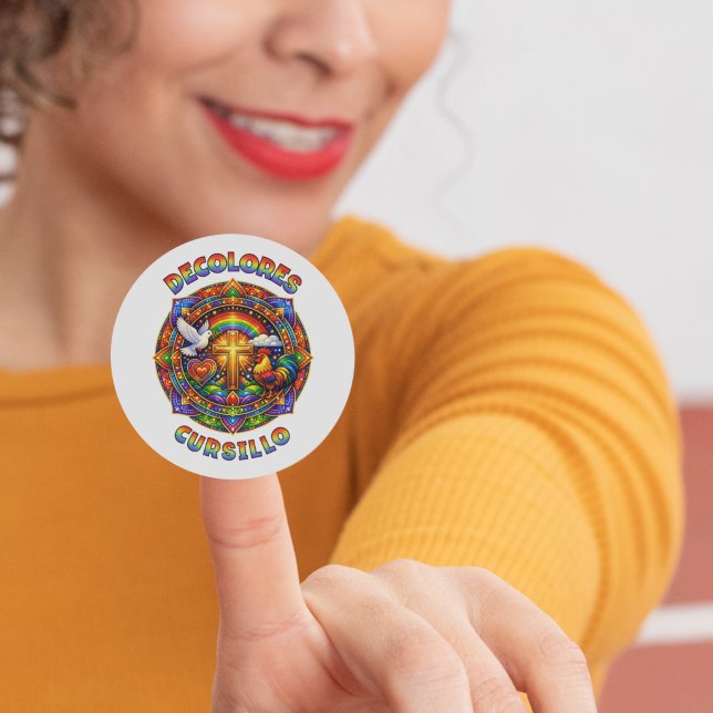 Adesivo DeColores Cursillo Cruz Pombo Mandala (Criador carregado)