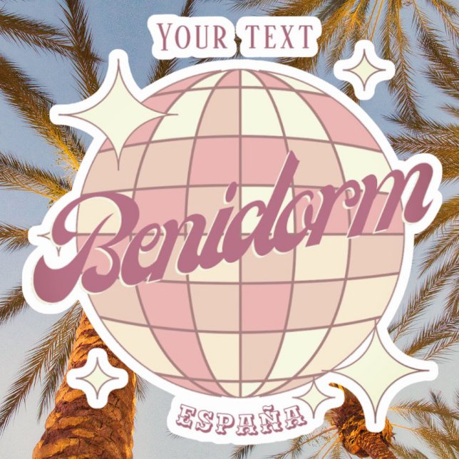 Adesivo decoração Benidorm Espanha España (Criador carregado)