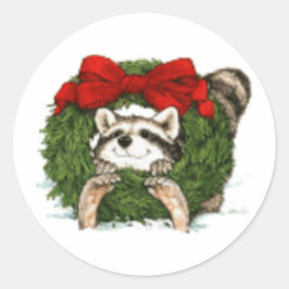Adesivo Decoração Da Frota De Natal E Raccoon