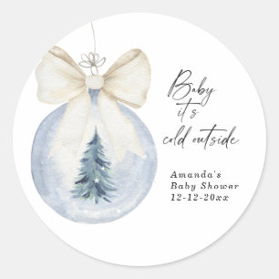 Adesivo decoração de árvore de Natal com arco Chuveiro de
