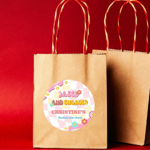 Adesivo Decoração de Despedida de Solteira Atordoada e Com