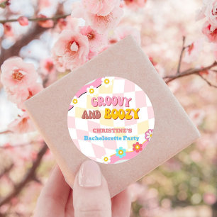 Adesivo Decoração de Despedida de Solteira Groovy e Embria