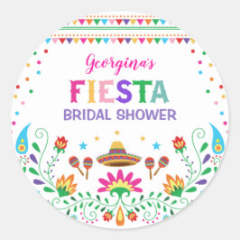 Adesivo Decoração de Festa de Chá de Noiva Mexicana