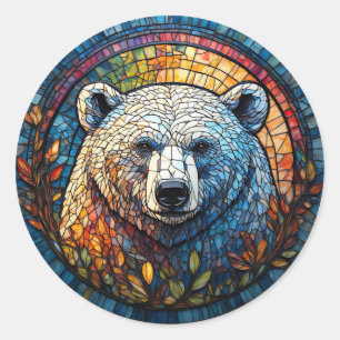Adesivo Decoração de Inverno de Urso Polar, Presente para 