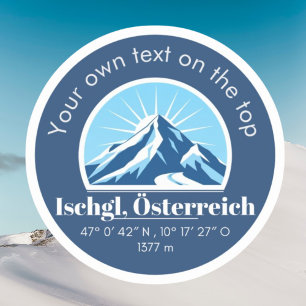 Adesivo Decoração de Ischgl Österreich souvenir