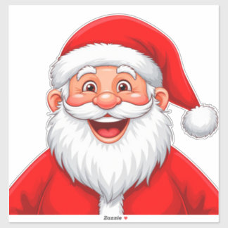 Adesivo Decoração de Natal Papai Noel para Feriado Festivo