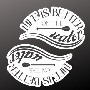 Adesivo decoração de stand up paddling