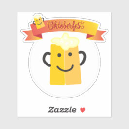 Adesivo decoração do festival de cerveja OKTOBERFEST Fogos