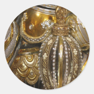 Adesivo Decoração vitoriana das árvores de Natal