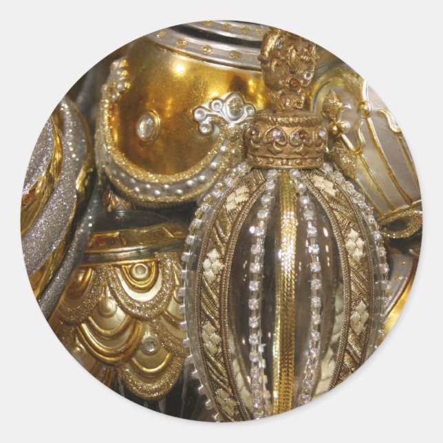 Adesivo Decoração vitoriana das árvores de Natal (Frente)