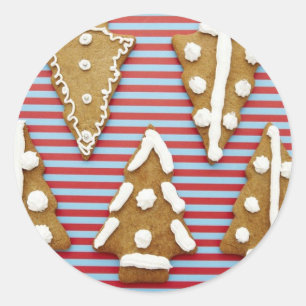 Adesivo Decorações das árvores de pão de gengibre