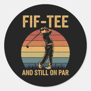 Adesivo Decorações de Aniversário de Golfe Fif-tee Punho d